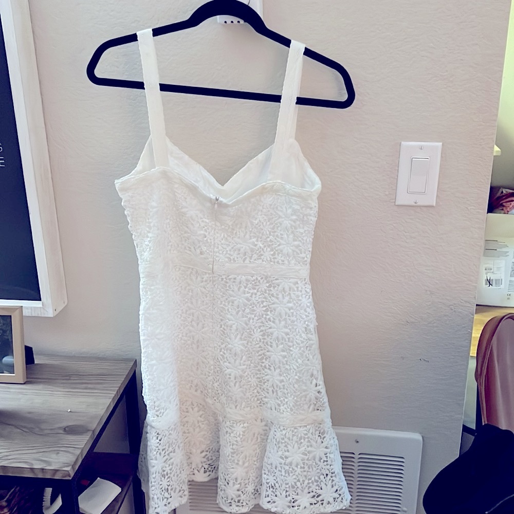 New ASTR The Brand white mini dress. Never worn. Perfect for bridal events! - Picture 2 of 4